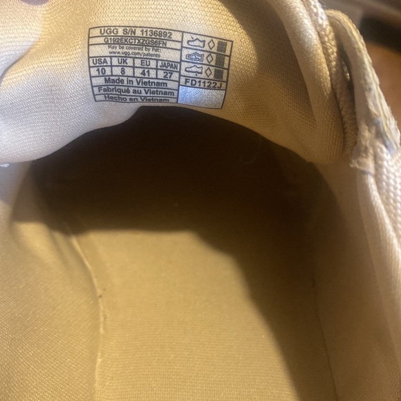 Ugg Ashton hybrid canvas Oxford size 10 - Picture 2 of 3